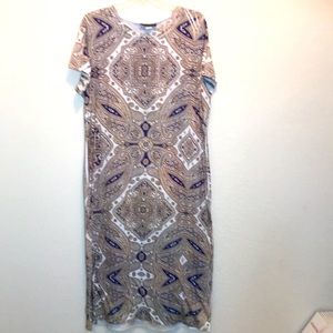 The Pyramid Collection Tee Shirt Dress Size 1X